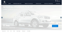 Desktop Screenshot of peugeottunisie.com